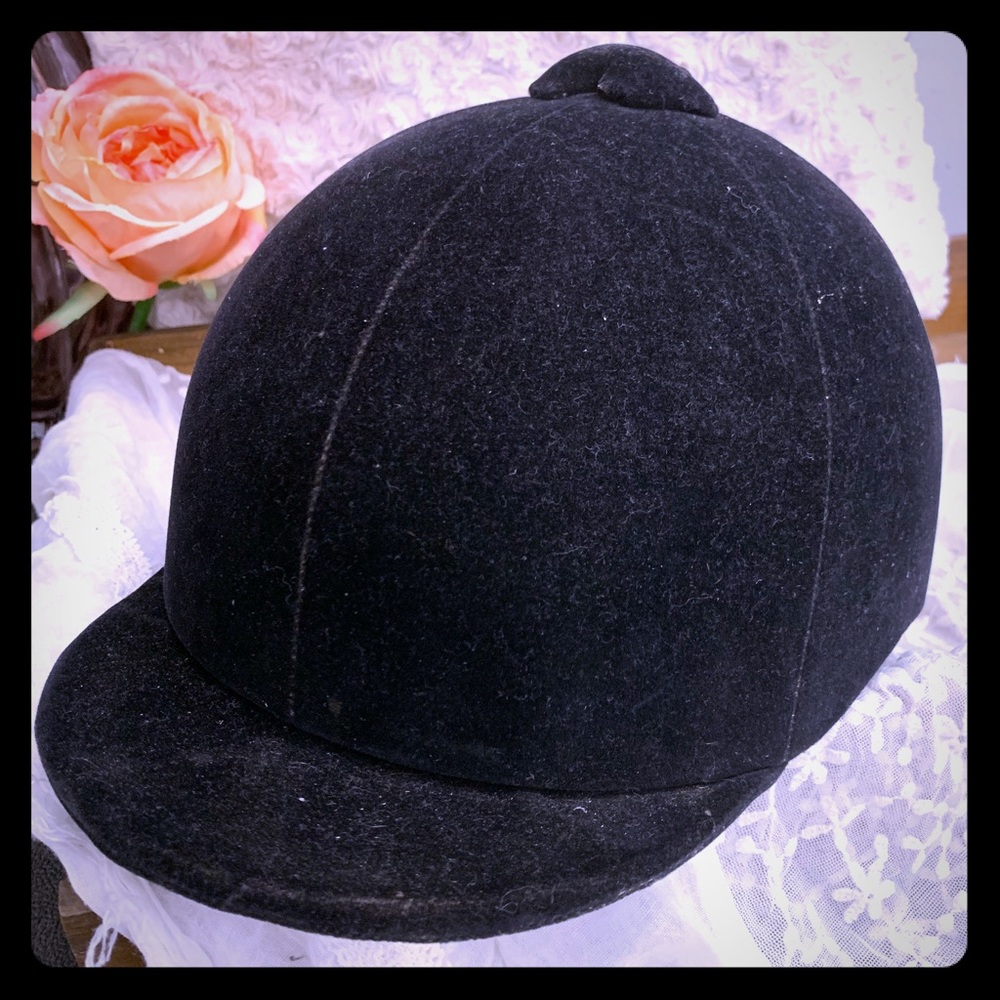 Vintage riding helmet